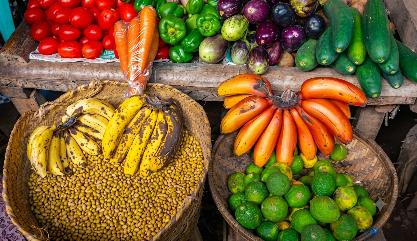 Village de Mto wa Mbu — plantations de bananiers
